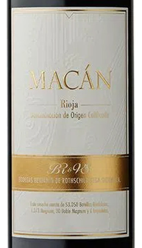 Pack De 4 Vino Tinto Macan 14.5° 750 Ml