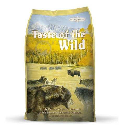 Alimento Taste of the Wild High Prairie para perro adulto todos los tamaños sabor bisonte asado y venado asado en bolsa de 2kg