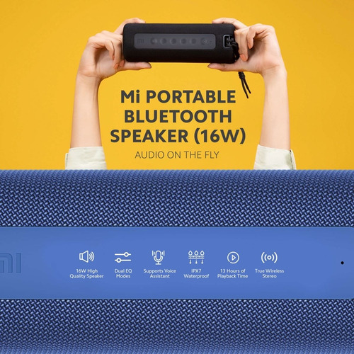 Xiaomi Mi Portable Bluetooth Speaker (16w) / Ipx7 - Azul