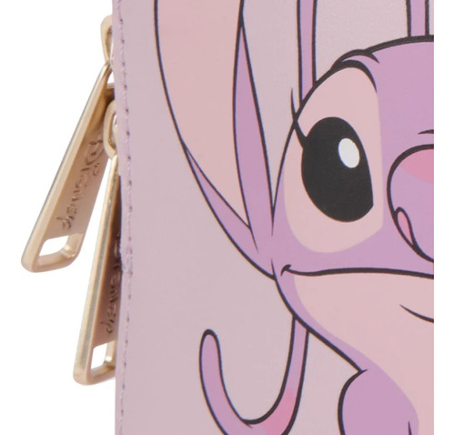 Stitch Bolsa Crossbody-dama Rosa Liso Dorado Na