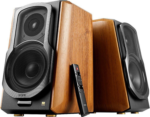 Parlante Edifier 2.0 S2000mkiii Con Bluetooth Black Y Wood