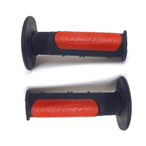 Puños Progrip Atv Cuatriciclo Negro Rojo - Powertech Motos