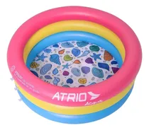 Comprar Pileta inflable redonda Atrio Acqua ES299 de 76cm x 25cm 88L rosa, amarilla y azul