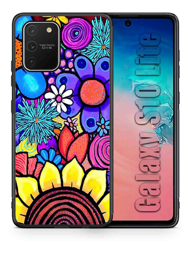 Funda Galaxy S10 Lite Flores De Colores Tpu Uso Rudo