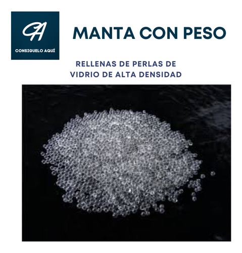 Manta Con Peso Niños Anti Ansiedad 2.3kg 104x152cm 1 Plaza