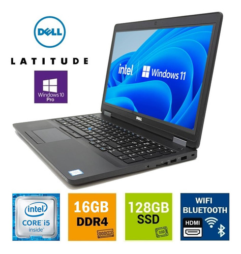 Laptop Dell Core I5 6ta Gen 16gb Ddr4 Ssd 128gb Wifi Win10 