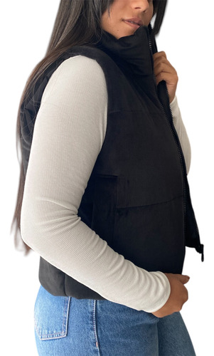 Chaleco Corderoy Puffer Mujer