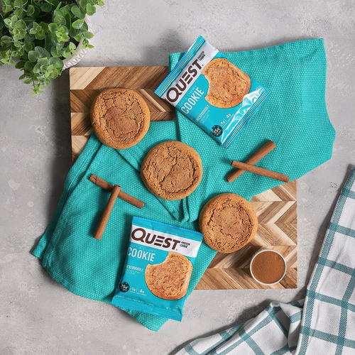 Quest Protein Cookie, High Protein, Snickerdoodle, 4 Count