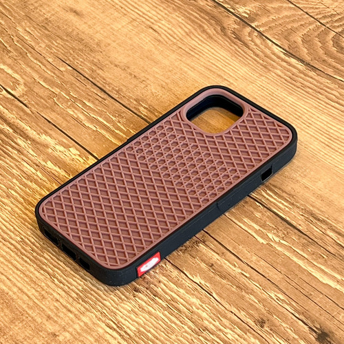 Capa Case Solado De Tênis Waffle Para Iphone 5 6 7 8 X 11 12 Preto E Marrom 15 Pro Max