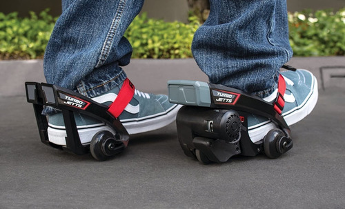 Razor Turbo Jetts - Ruedas De Tacón Eléctrico, Color Rojo