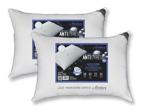 Kit 02 Travesseiros Antistress Altenburg 0,50cmx0,70cm