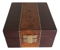 Comprar Joyero Cofre Pequeña Caja De Madera Estuche Para Reloj 