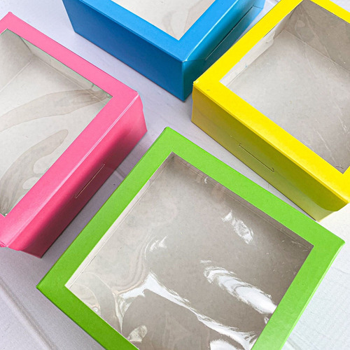 Caja/cajita Verde X 10 -12*12*5-día Del Niño-golosinas-gift