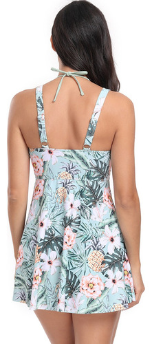 Traje De Baño De Dos Piezas Talla Grande Para Mujer
