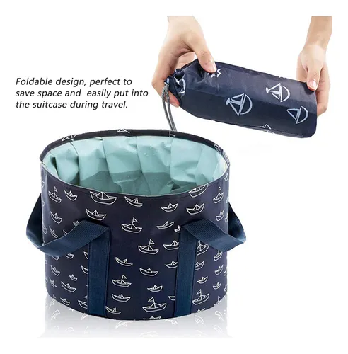 Lavabo De Baño Plegable De 25 L, Pedicura De Viaje Portátil