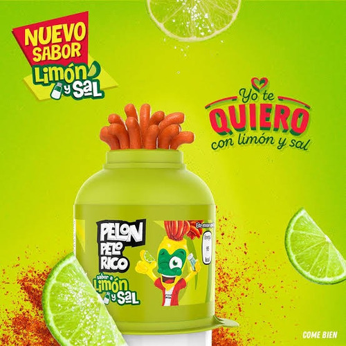 Pelón Pelo Rico Sal Y Limón De 30g Con 10 Piezas