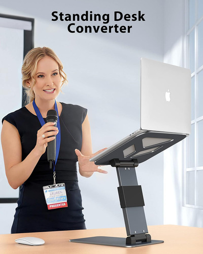 Soporte Alto Para Computadora Portátil De Pie Para Escritori