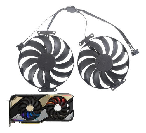 Ventilador Tarjeta Grafica Mseuro Para Asus Ko Rtx Ti Oc