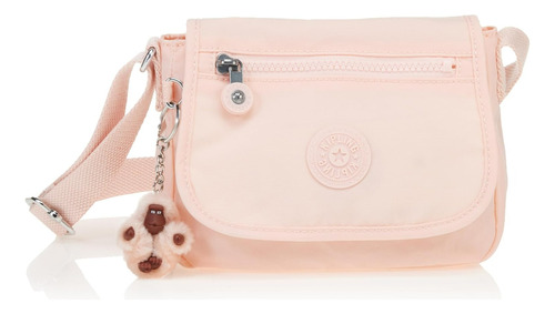 Cartera Morral Kipling Modelo Sabian Color Rosey Rose