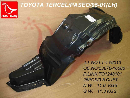 P/rueda Plas Delt. Izq. Toyota Tercel 1995-97