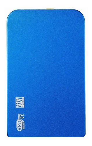 Cuaderno HD externo de 2 Tb Hd, 2 TB, USB 3.0, color azul