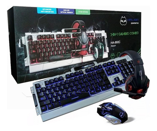 Combo Gamer Halion 3 En 1 Panzer Ha-860c