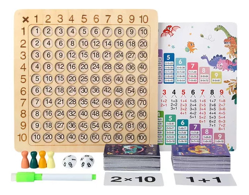 Juguetes Educativos Montessori Con Tablas De Multiplicar