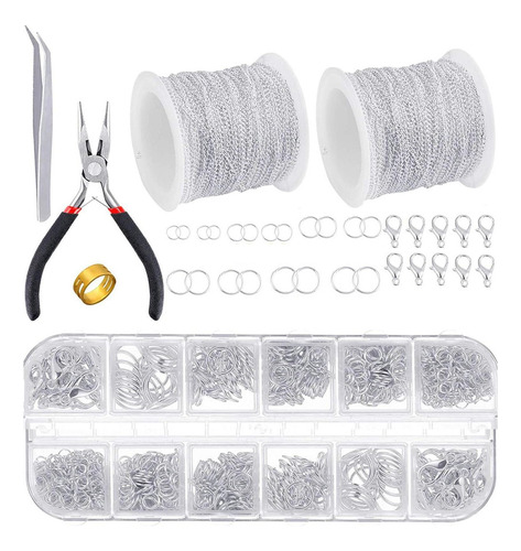 1000 Uds. Anillos Abiertos For Hacer Joyas, Llavero Diy,