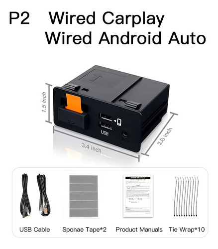 Módulo Usb-c For Apple Carplay / Android For Mazda 2 3 Cx3