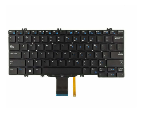 Teclado Usa Para Dell Latitude 5290 7280 7290 7390 5280 5288