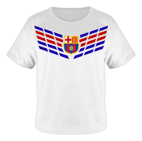 Remera Niño Deportiva Fc Barcelona Barsa España Club Futbol