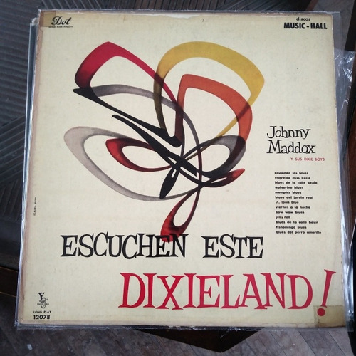 Johnny Maddox Dixieland Disco Vinilo, Leer Descripción