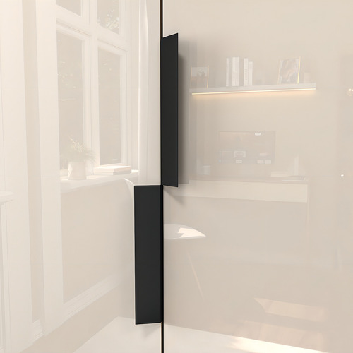 Guarda-roupa 200x180cm De Casal 6 Portas E 2 Gavetas Roupeiro - Espaço Amplo, Design Moderno E Elegância Em Madeirado E Off White