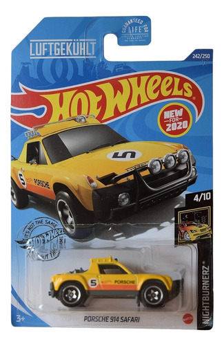 Hotwheel 1:64 Porsche 914 Safari Metal Coleccionable Amarillo