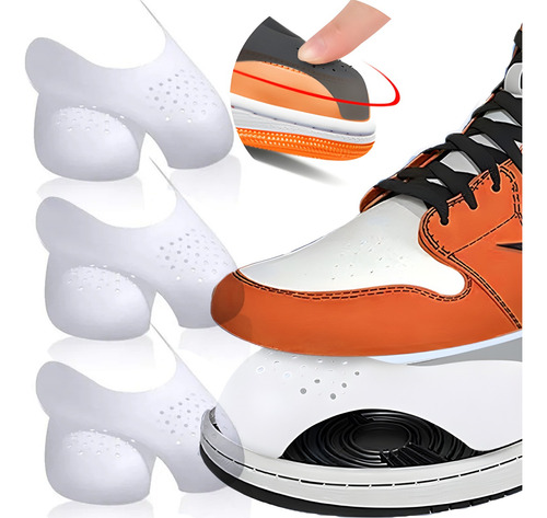 3 Pair Protector De Tenis Antiarrugas Shoe Shield Para Tenis