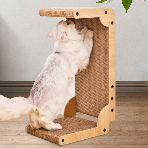 Cat Scratcher Cartón Vertical Cat Scratch Pad Para Gatos De