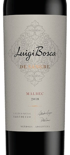 Vino tinto Malbec Luigi Bosca Selección Malbec 2020 750 ml pack x 4 u