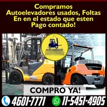 Comprar Autoelevadores Toyota Clark Mitsubishi Heli Compro Ctado