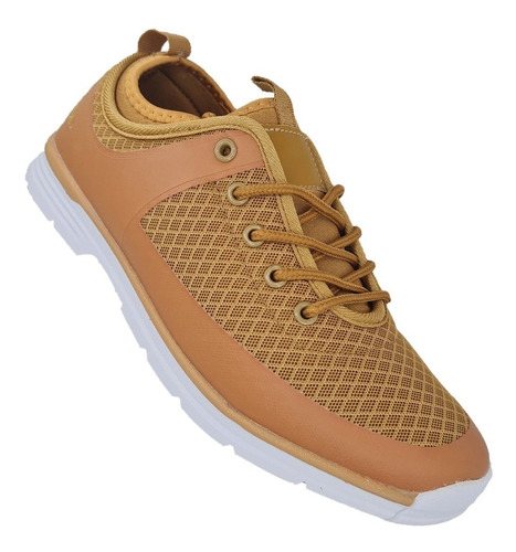 Zapatillas Hombre Urbano Casual Camel - Zapatillaschile