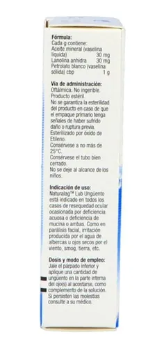 Naturalag Lub Ung ento Tubo Con 3.5 G Env o gratis