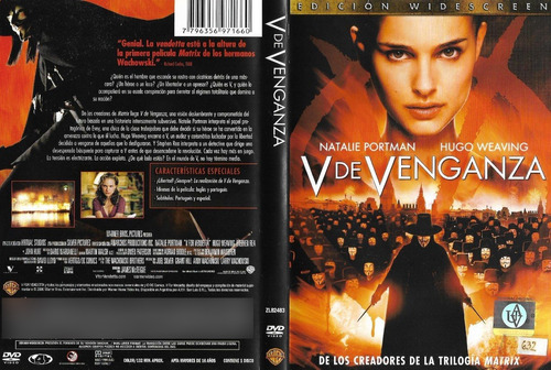 V De Venganza Dvd V For Vendetta Terror Natalie Portman