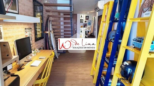 Imagem 10 de 30 de Leblon Belíssima Cobertura Duplex Reformada E Finamente Decorada Pela Arquiteto. - 1770 - 68702900