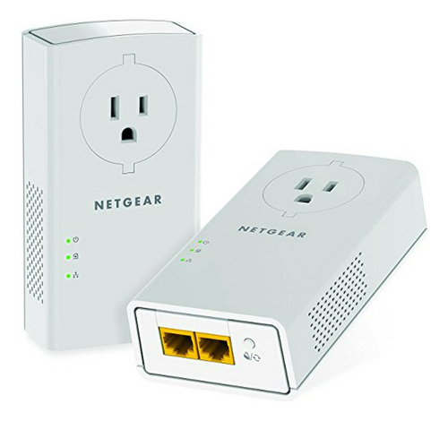 Kit Adaptadores Powerline 2000 Mbps Con 2 Puertos Ethernet G