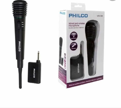 Microfono Alambrico Inalambrico Philco Wm308