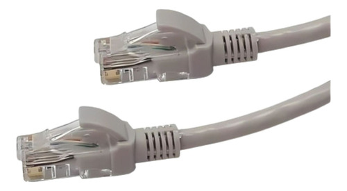 Cable De Red / Patch Cord Certificado Cat6 5 Mts Gris