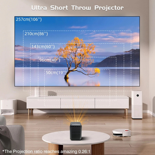 Mini Proyector Portátil 4k Wifi Android 10,280ansi 2+16gb