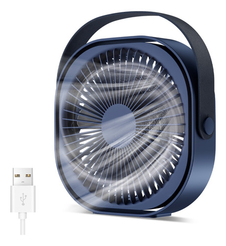 Ventilador De Escritorio Silencioso Portátil Usb Recargable