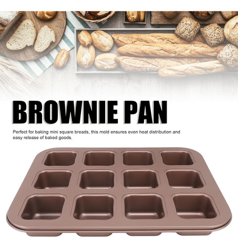 Molde Para Brownie De Acero Al Carbono, Molde Rectangular