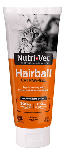 Gel Para Patas De Felino, Nutri-vet, 3 Onzas, Salmn