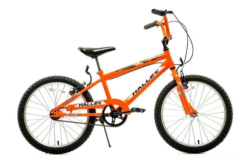 Bicicleta Rodado 20 Varon 19065 Halley Bmx Obelix Nene Color Naranja fluo